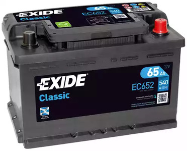 Аккумулятор EXIDE EC652